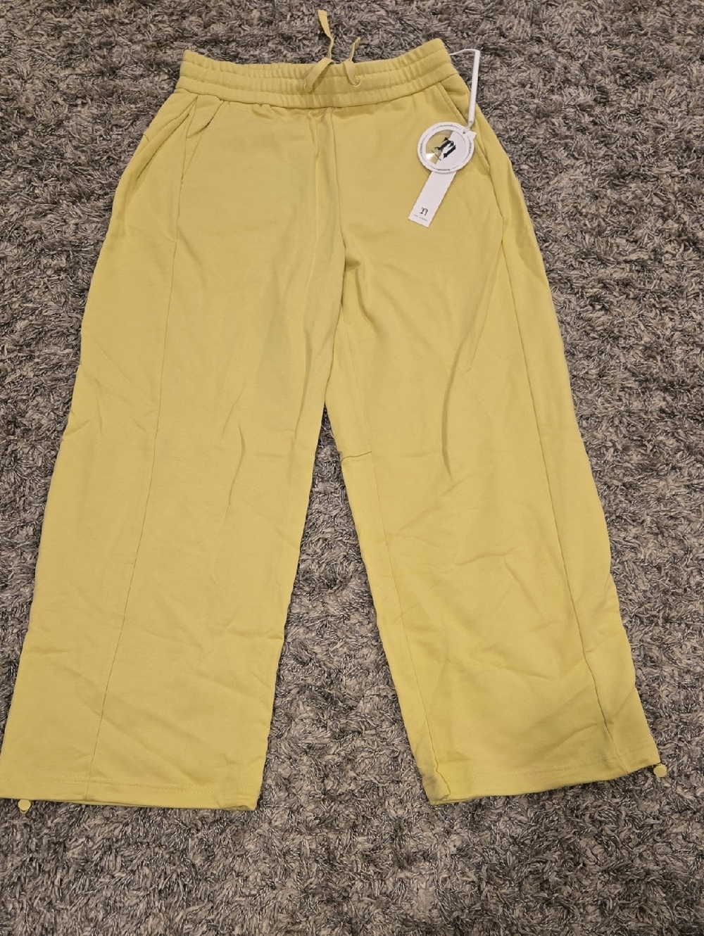 Mens T1 Wide-Leg Drawstring Pants